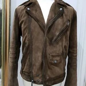 Polo Ralph Lauren Brown Suede Jacket Mens Size M